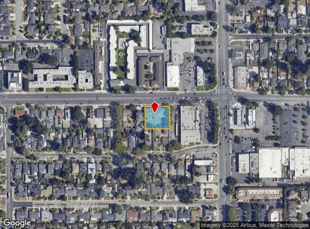  1660 Hamilton Ave, San Jose, CA Parcel Map