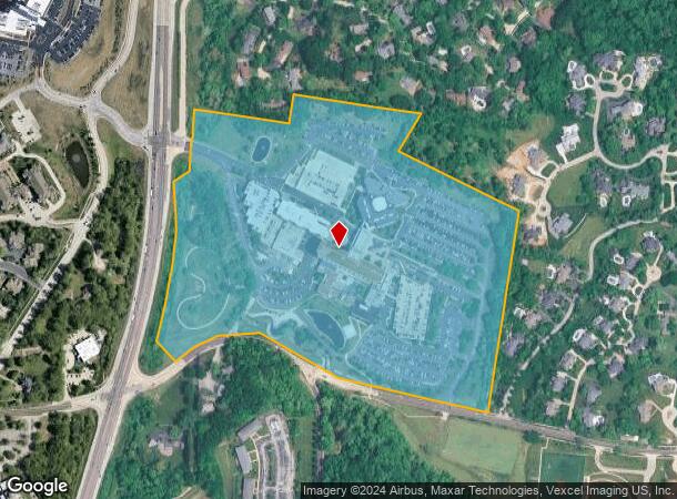  222 S Woods Mill Rd, Chesterfield, MO Parcel Map