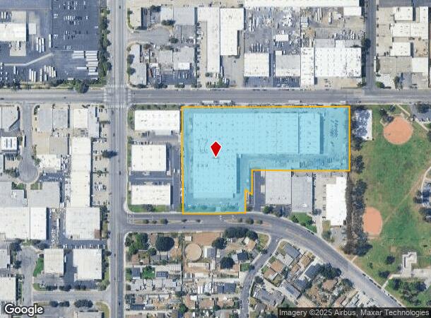 13132 Lakeland Rd, Santa Fe Springs, CA Parcel Map