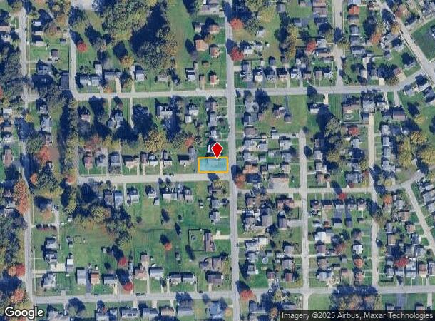  1512 Jackson Ave, New Castle, PA Parcel Map