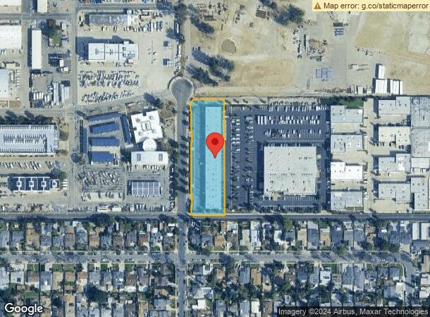  7536 Tyrone Ave, Van Nuys, CA Parcel Map