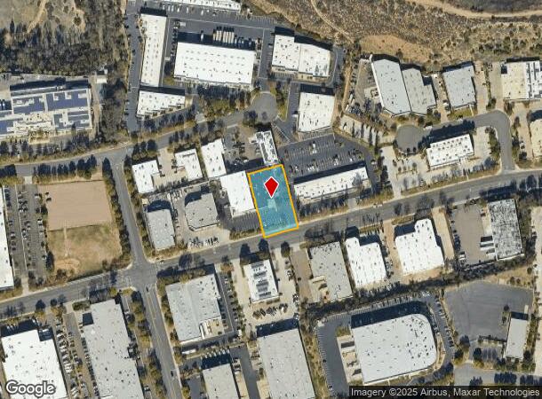  12580 Stowe Dr, Poway, CA Parcel Map