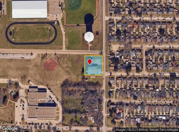 709 S Peachtree Rd, Mesquite, TX Parcel Map