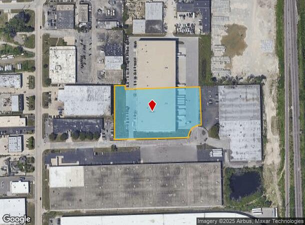 1055 Sesame St, Franklin Park, IL Parcel Map