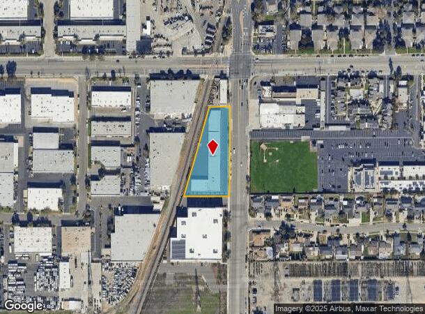  1650 N Glassell St, Orange, CA Parcel Map