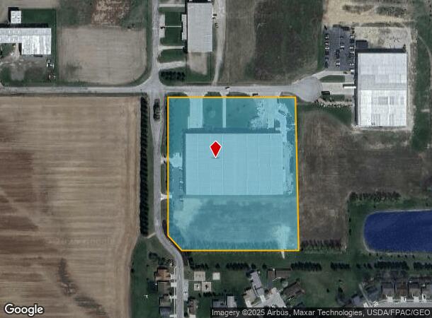 6401 Rogers Rd, Delta, OH Parcel Map