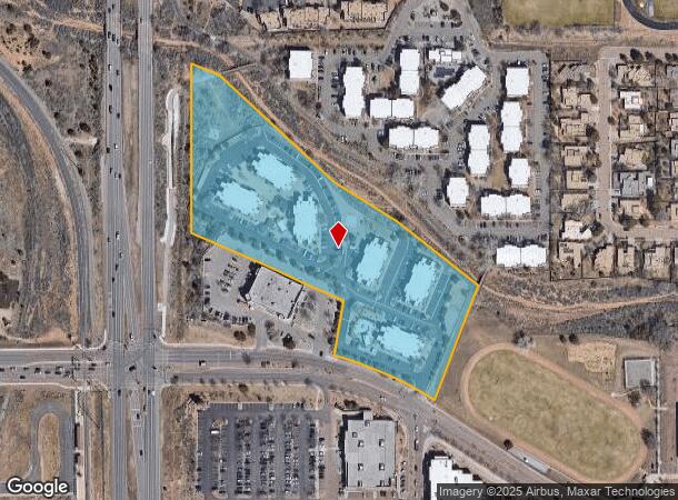  501 W Zia Rd, Santa Fe, NM Parcel Map