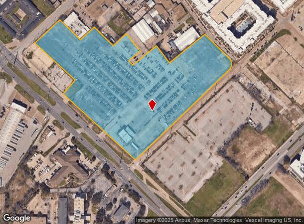  6814 Harry Hines Blvd, Dallas, TX Parcel Map