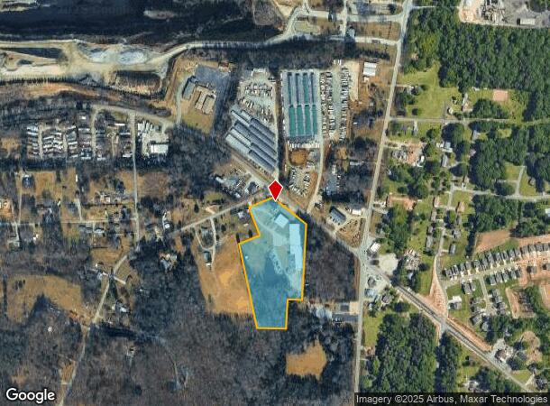  5250 High Point Rd, High Point, NC Parcel Map