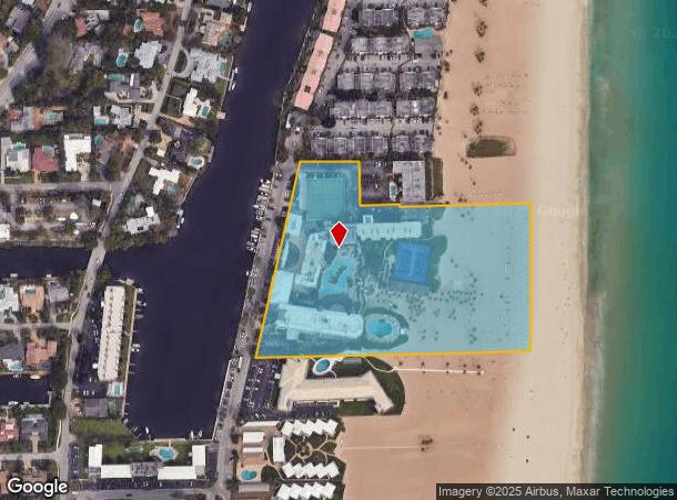  1700 S Ocean Ln, Fort Lauderdale, FL Parcel Map