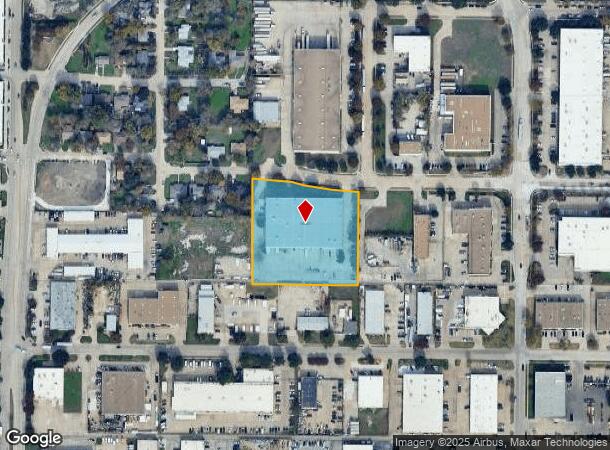 1212 10Th St, Plano, TX Parcel Map