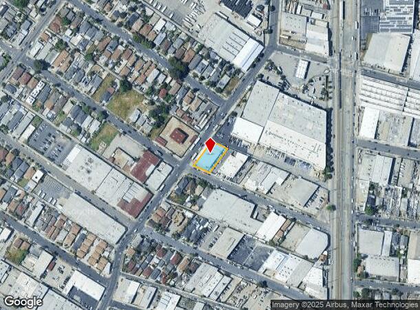  1601 E 22Nd St, Los Angeles, CA Parcel Map