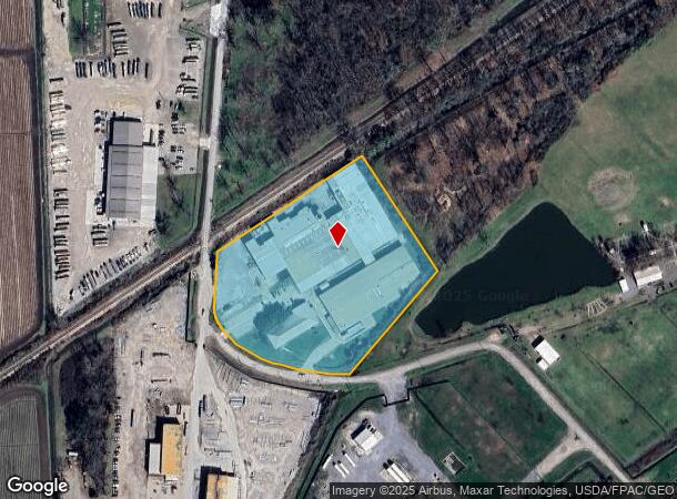  3502 S Riverview Rd, Port Allen, LA Parcel Map