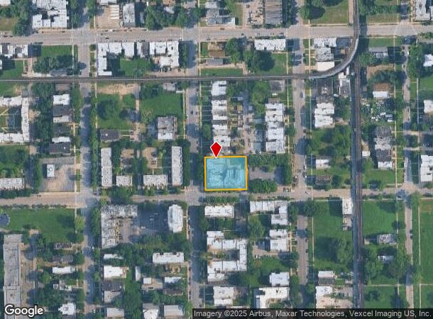 5947 S Indiana Ave S, Chicago, IL Parcel Map