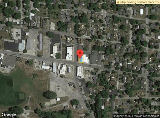  100 W Rochester St, Akron, IN Parcel Map