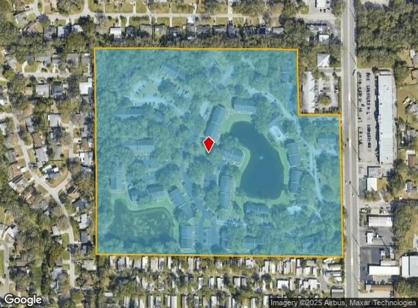  202 Windwood Oaks Dr, Tampa, FL Parcel Map