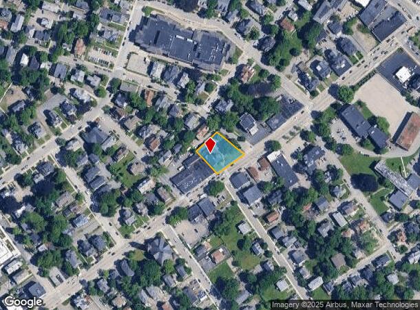  886 Main St, Worcester, MA Parcel Map