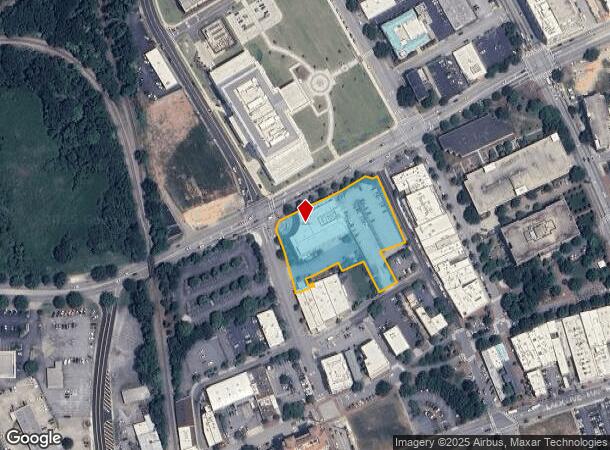 201 W Saint John St, Spartanburg, SC Parcel Map