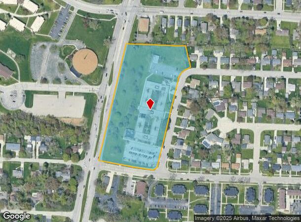 1700 Becker C A Dr, Racine, WI Parcel Map