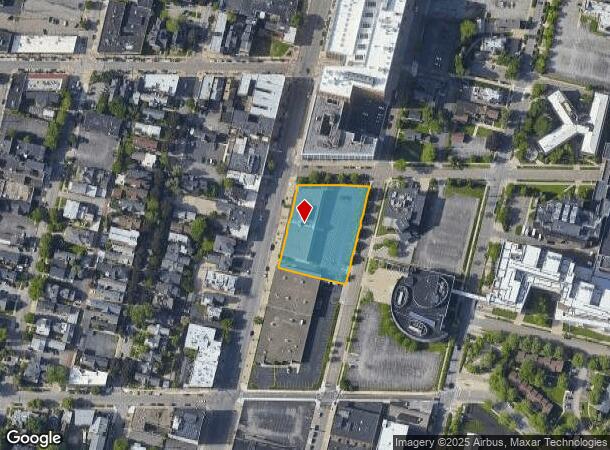  899 Main St, Buffalo, NY Parcel Map