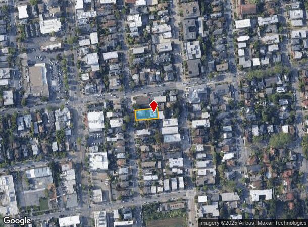  1607 Walnut St, Berkeley, CA Parcel Map