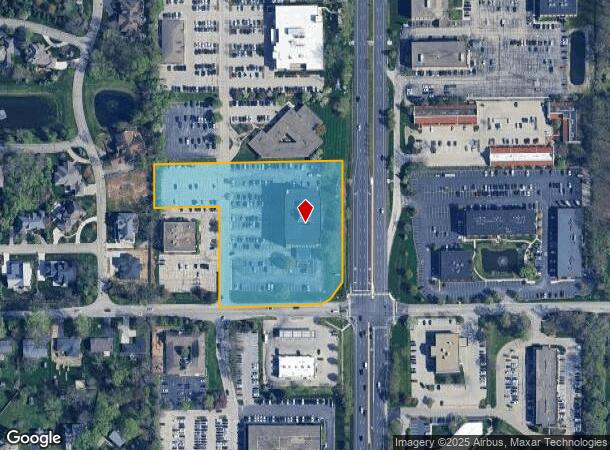 9102 N Meridian St, Indianapolis, IN Parcel Map