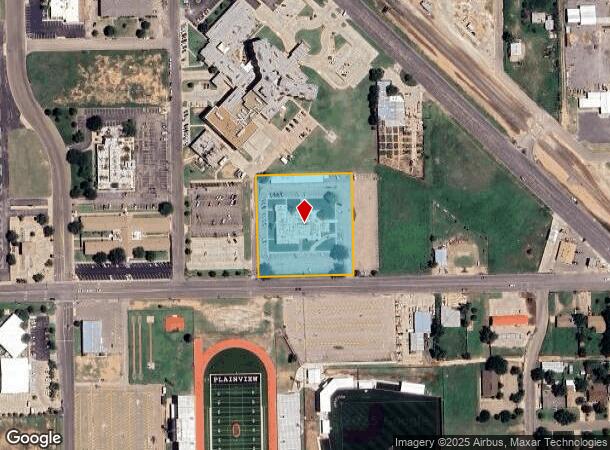  2222 W 24Th St, Plainview, TX Parcel Map