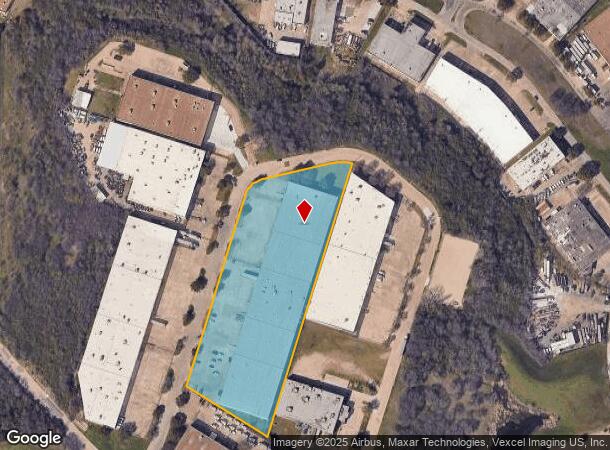  1602 Terre Colony Ct, Dallas, TX Parcel Map