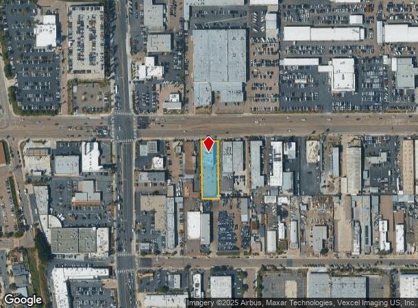 7841 Balboa Ave, San Diego, CA Parcel Map