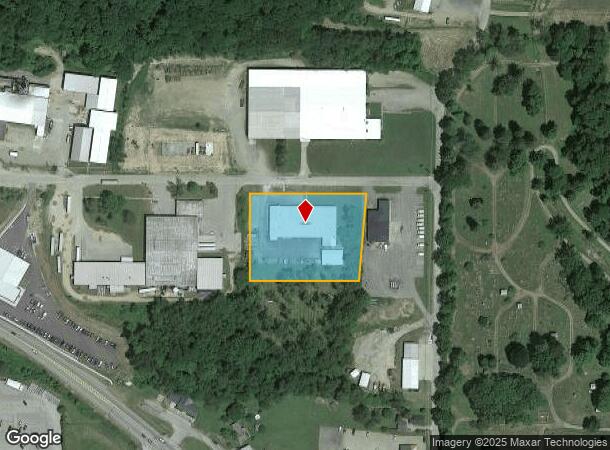  1003 Industrial Park, Titusville, PA Parcel Map