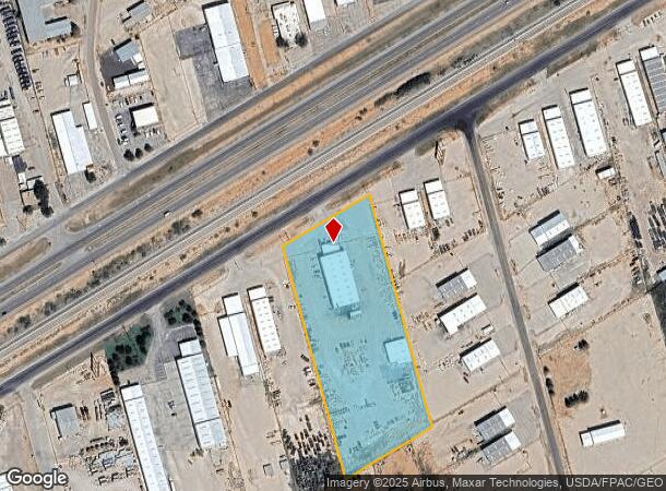  8001 W Industrial Ave, Midland, TX Parcel Map