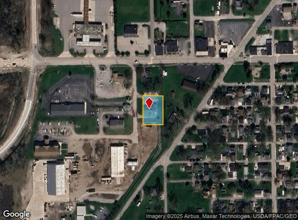 10550 Evans Dr, Luna Pier, MI Parcel Map