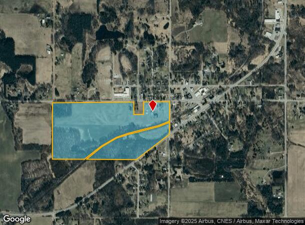  205 W Gilbert St, Leroy, MI Parcel Map