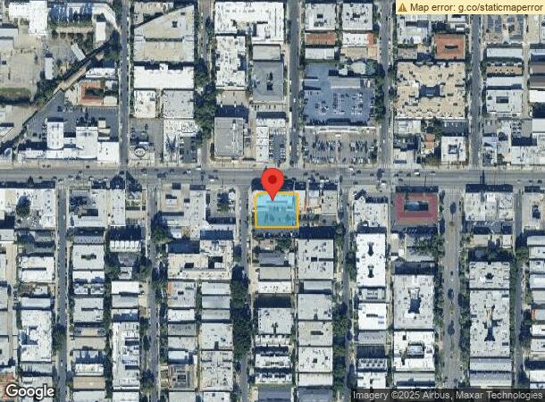  7288 W Sunset Blvd, Los Angeles, CA Parcel Map