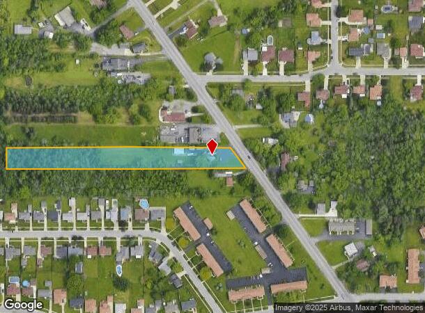  1655 Orchard Park Rd, Buffalo, NY Parcel Map