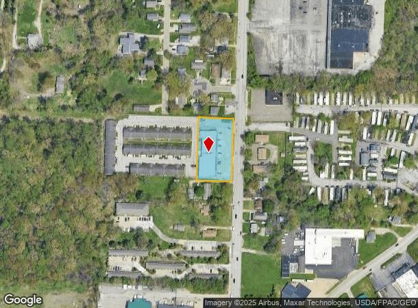  1300 Brittain Rd, Akron, OH Parcel Map