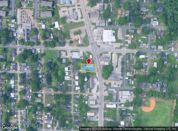  2521 Moss St, Lafayette, LA Parcel Map