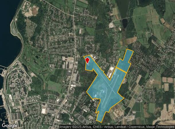  87 Oliphant Ln, Middletown, RI Parcel Map