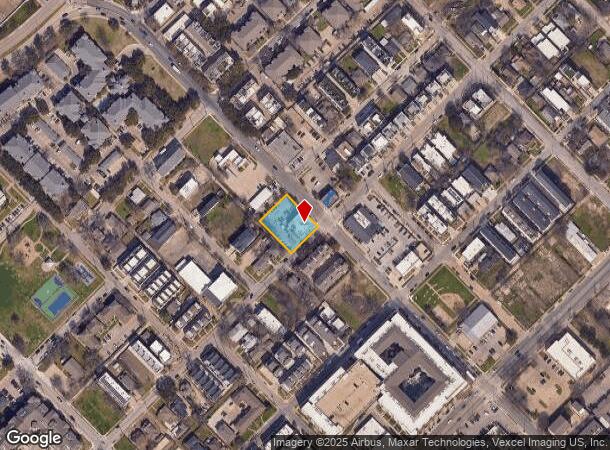  1901 N Haskell Ave, Dallas, TX Parcel Map