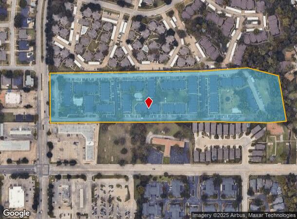  2500 Central Dr, Bedford, TX Parcel Map