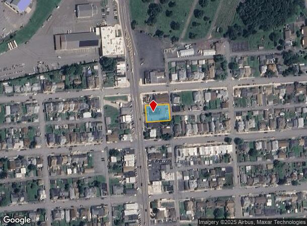  383 S Poplar St, Hazleton, PA Parcel Map