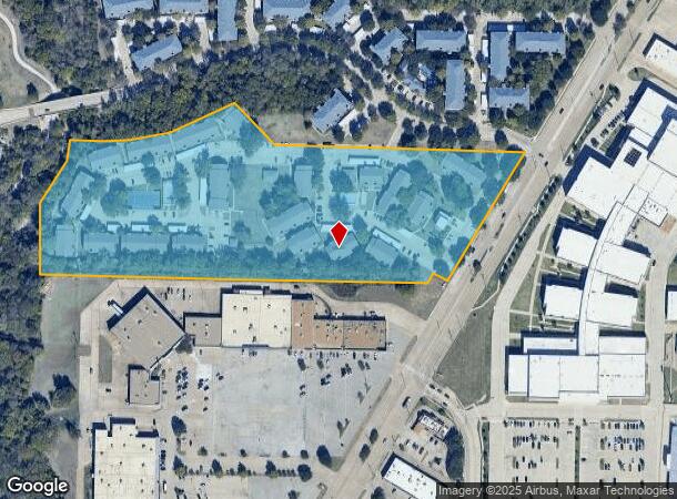 301 N Greenville Ave, Allen, TX Parcel Map