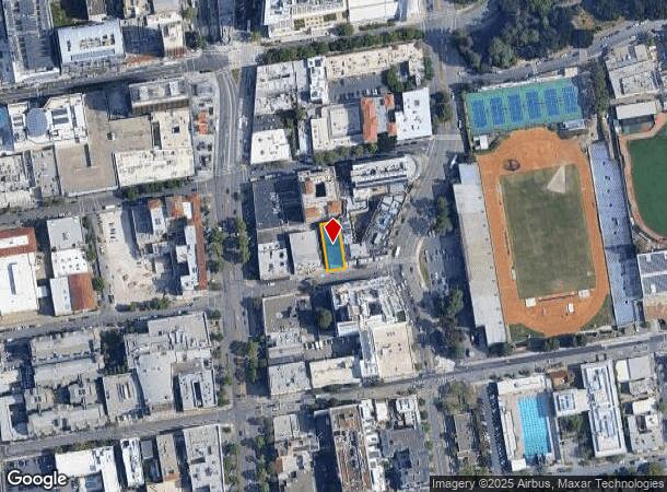  2117 Kittredge St, Berkeley, CA Parcel Map