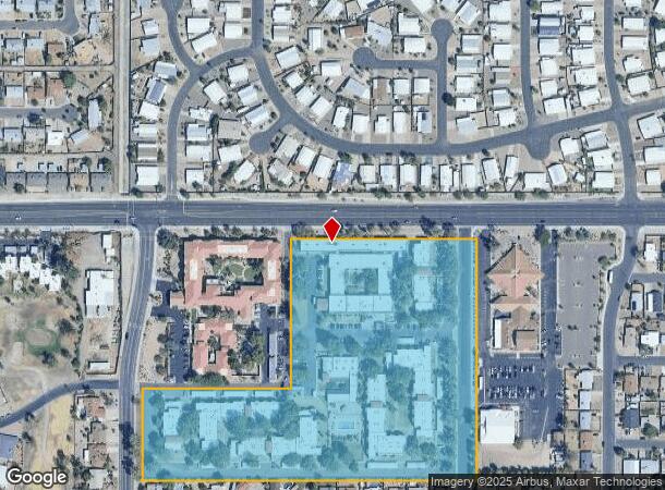  7255 E Broadway Rd, Mesa, AZ Parcel Map