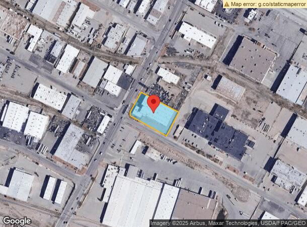  1030 Hawkins Blvd, El Paso, TX Parcel Map