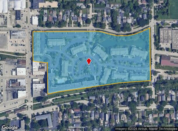  1 Ovaltine Ct, Villa Park, IL Parcel Map