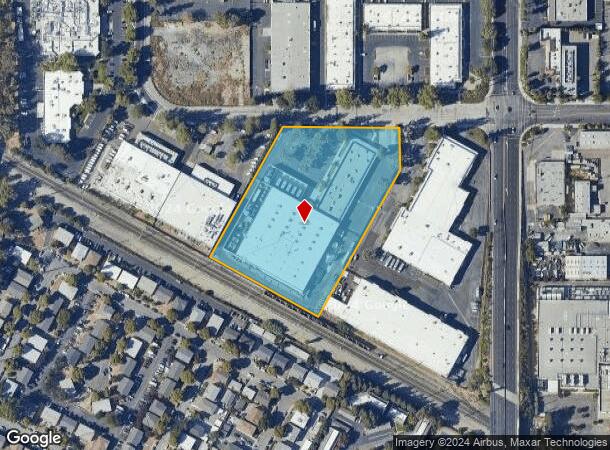  2040 Martin Ave, Santa Clara, CA Parcel Map