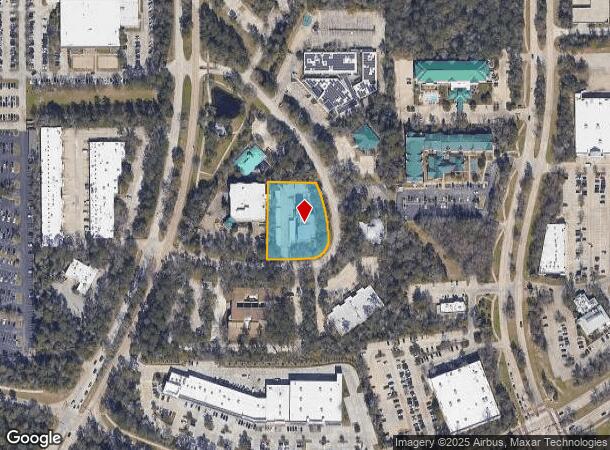  1070 Evergreen Cir, Spring, TX Parcel Map