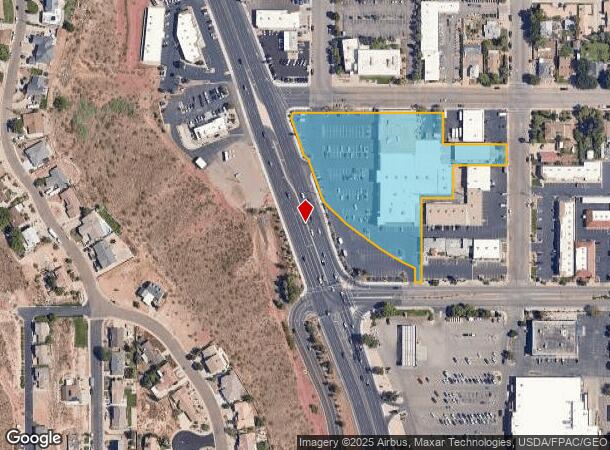  160 N Bluff St, Saint George, UT Parcel Map