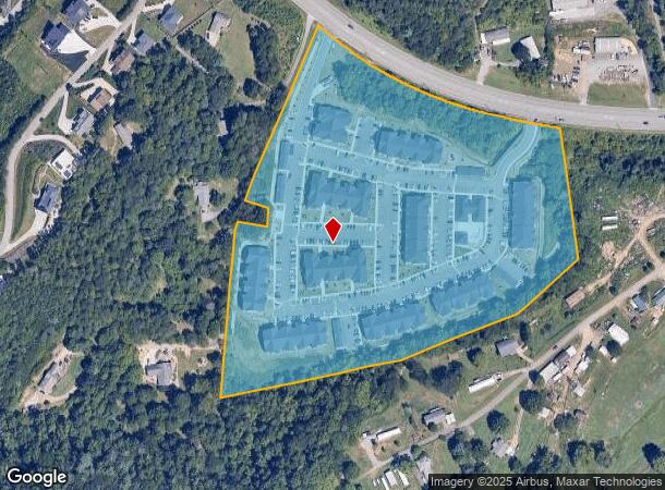 185 Reflection Pointe Cir, Asheville, NC Parcel Map